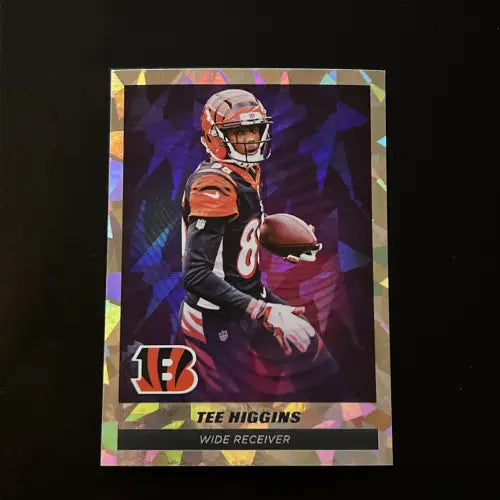 2021 Panini Stickers #122 Tee Higgins STAR FOIL Cincinnati Bengals NFL NM-MT