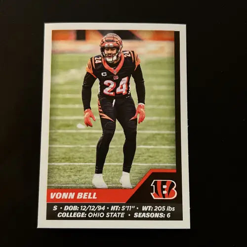 2021 Panini Stickers #132 Vonn Bell Cincinnati Bengals NFL Football Card NM-MT