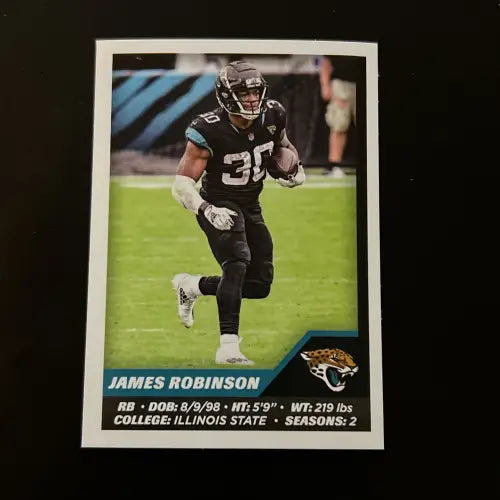 2021 Panini Stickers #204 James Robinson Jacksonville Jaguars NFL Football NM-MT