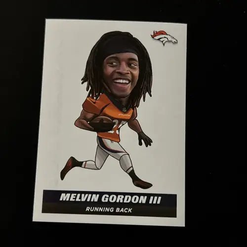 2021 Panini Stickers #233 Melvin Gordon III ILLUSTRATED Denver Broncos NFL NM-MT