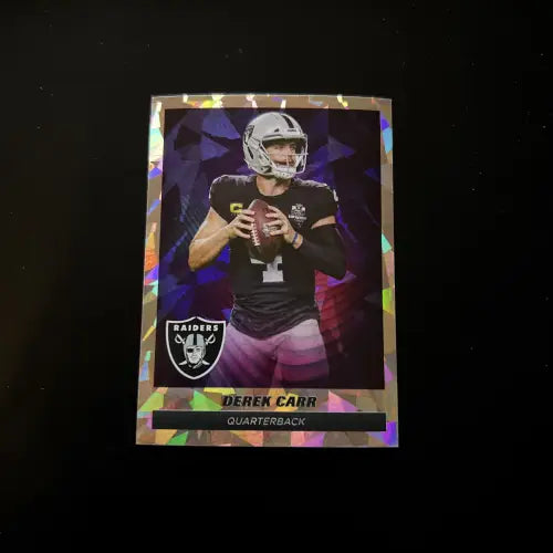 2021 Panini Stickers #264 Derek Carr STAR FOIL Las Vegas Raiders Football NM-MT