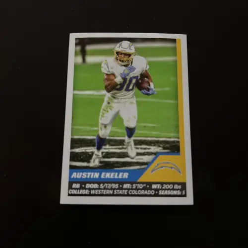 2021 Panini Stickers #284 Austin Ekeler Los Angeles Chargers NFL Football NM-MT