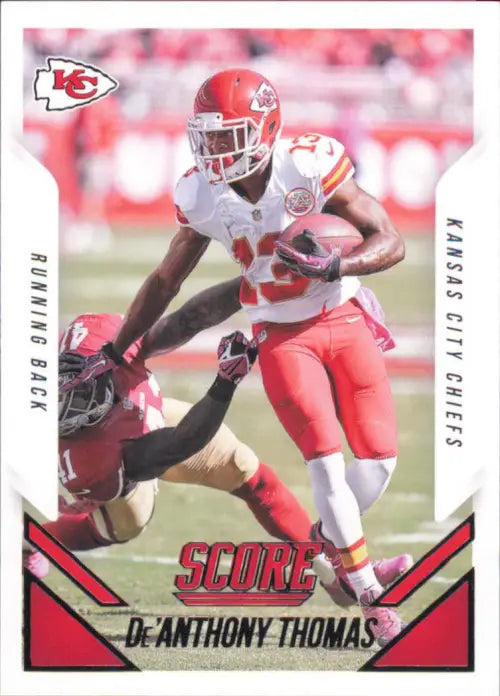 2015 Score #231 De’Anthony Thomas Kansas City Chiefs NFL Football Card NM-MT