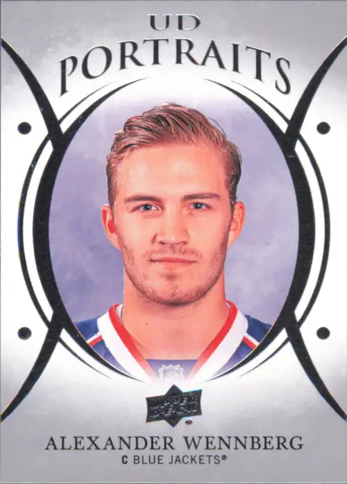 2018-19 Upper Deck UD Portraits #P10 Alexander Wennberg Blue Jackets NHL NM-MT