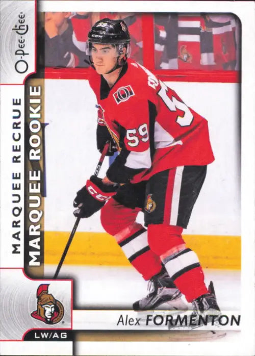 2017-18 O-Pee-Chee #647 Alex Formenton Rookie Ottawa Senators NHL Hockey NM-MT