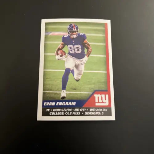 2021 Panini Stickers #321 Evan Engram New York Giants NFL Football Card NM-MT