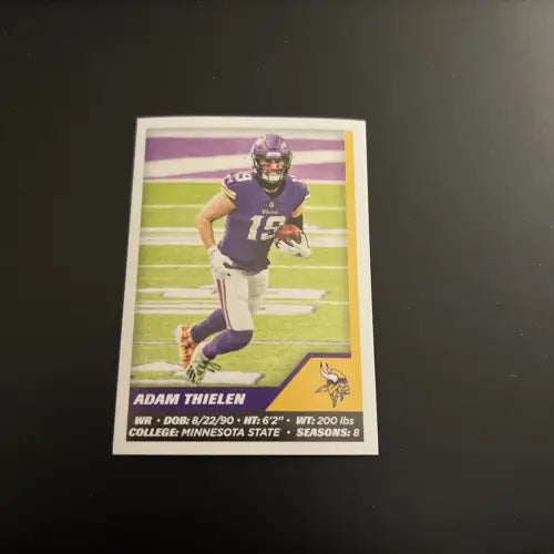 2021 Panini Stickers #415 Adam Thielen Minnesota Vikings NFL Football Card NM-MT