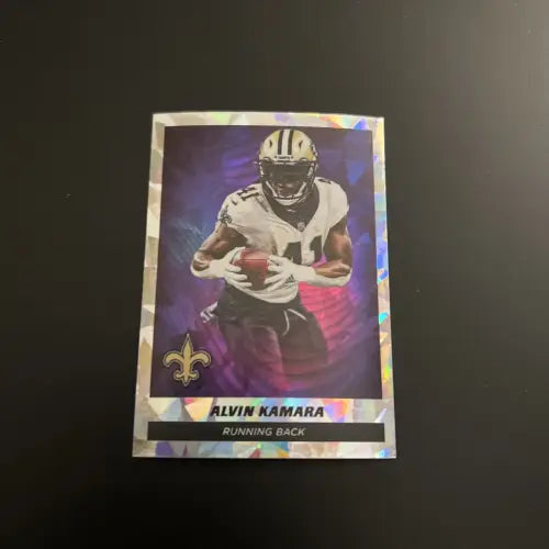 2021 Panini Stickers #456 Alvin Kamara STAR FOIL New Orleans Saints NFL NM-MT