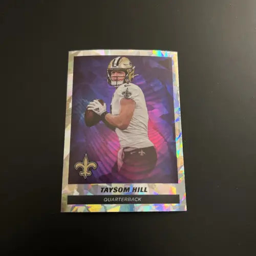 2021 Panini Stickers #458 Taysom Hill STAR FOIL New Orleans Saints NFL NM-MT