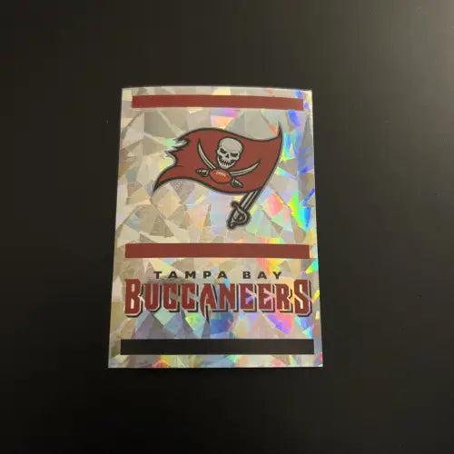 2021 Panini Stickers #471 Tampa Bay Buccaneers Logo FOIL NFL Football Card NM-MT