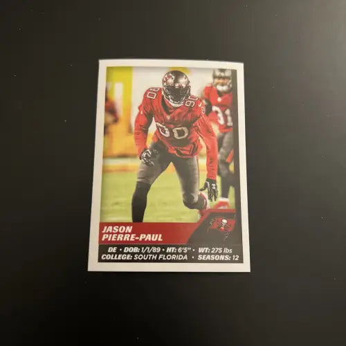 2021 Panini Stickers #483 Jason Pierre-Paul Tampa Bay Buccaneers Football NM-MT