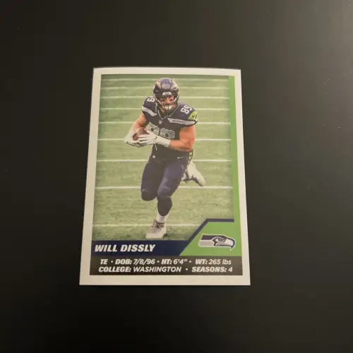 2021 Panini Stickers #544 Will Dissly Seattle Seahawks NFL Football Card NM-MT