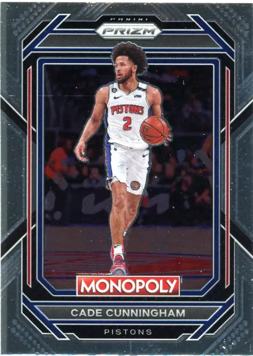 2022-23 Panini Prizm Monopoly #25 Cade Cunningham Detroit Pistons NBA Card NM-MT