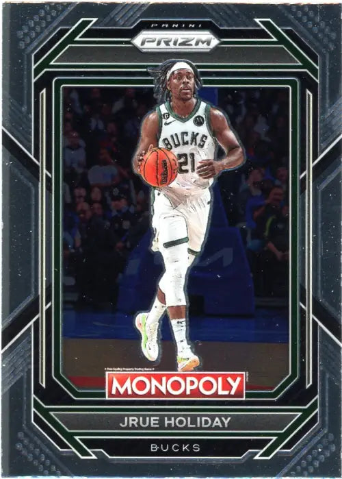 2022-23 Panini Prizm Monopoly #51 Jrue Holiday Milwaukee Bucks NBA Card NM-MT