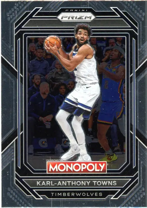 2022-23 Panini Prizm Monopoly 52 Karl-Anthony Towns Minnesota Timberwolves NM-MT