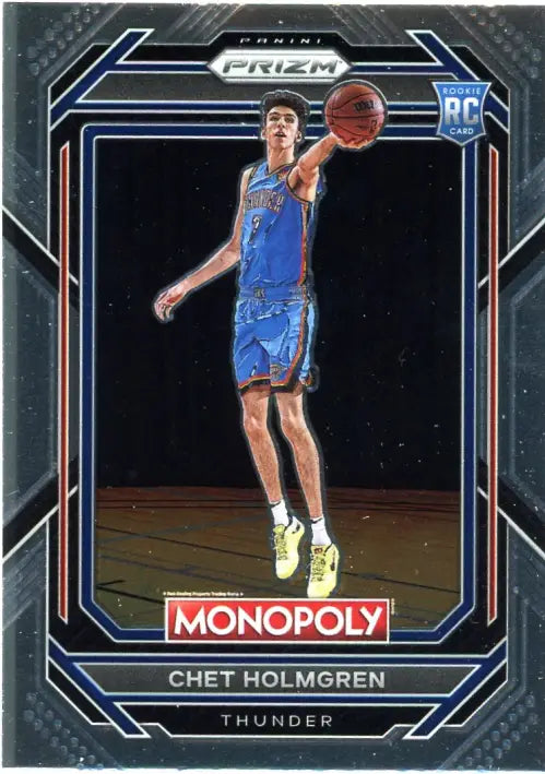 2022-23 Panini Prizm Monopoly #63 Chet Holmgren Rookie OKC Thunder NBA NM-MT