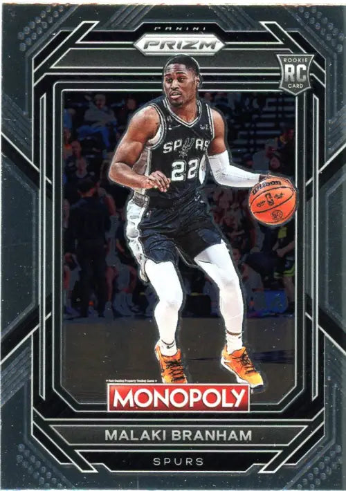 2022-23 Panini Prizm Monopoly #81 Malaki Branham Rookie San Antonio Spurs NM-MT