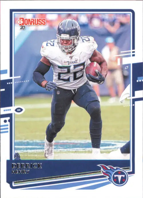 2020 Donruss #245 Derrick Henry Tennessee Titans Football NFL Card NM-MT