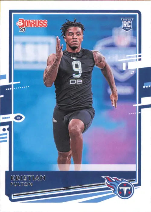 2020 Donruss #259 Kristian Fulton Rookie Tennessee Titans Football NFL NM-MT