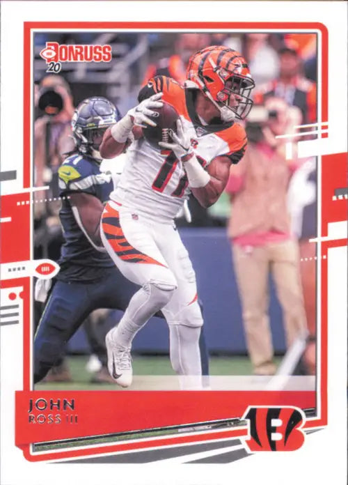 2020 Donruss #67 John Ross III Cincinnati Bengals Football NFL Card NM-MT