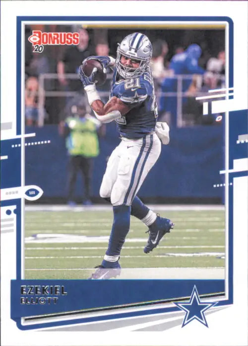 2020 Donruss #79 Ezekiel Elliott Dallas Cowboys Football NFL Card NM-MT