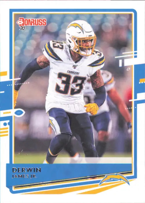 2020 Donruss #138 Derwin James Jr. Los Angeles Chargers Football NFL Card NM-MT