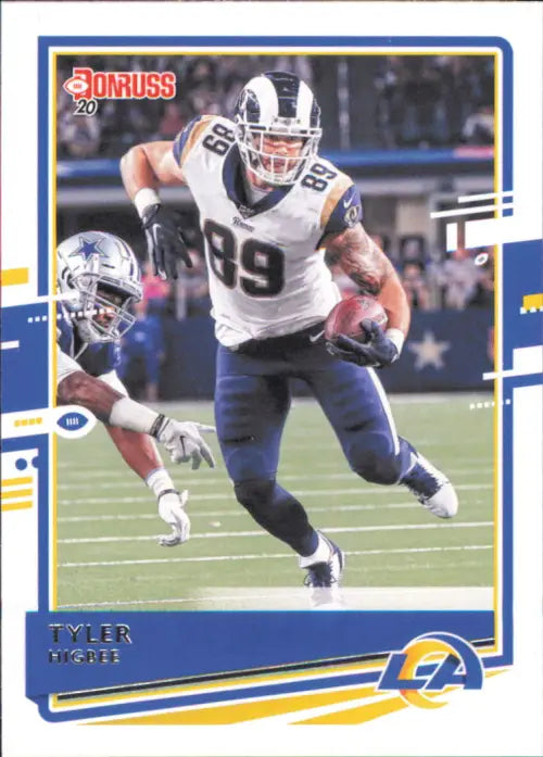 2020 Donruss #148 Tyler Higbee Los Angeles Rams Football NFL Card NM-MT