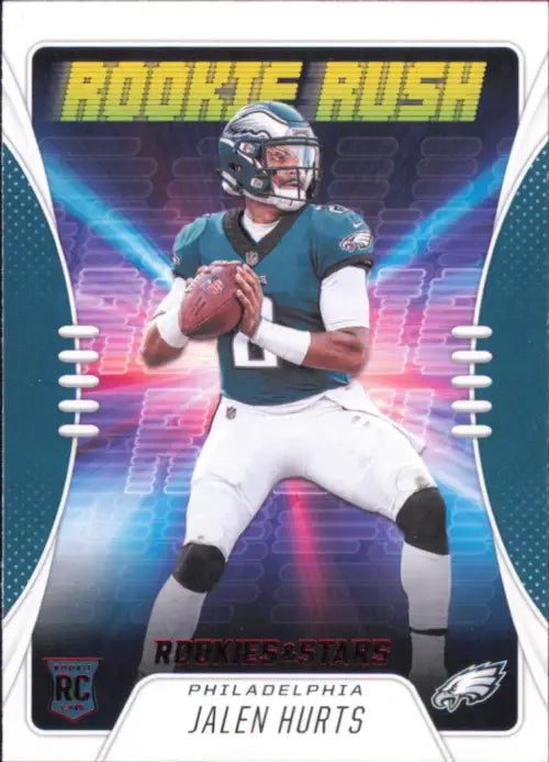 2020 Rookies and Stars Rookie Rush #5 Jalen Hurts Philadelphia Eagles NFL NM-MT