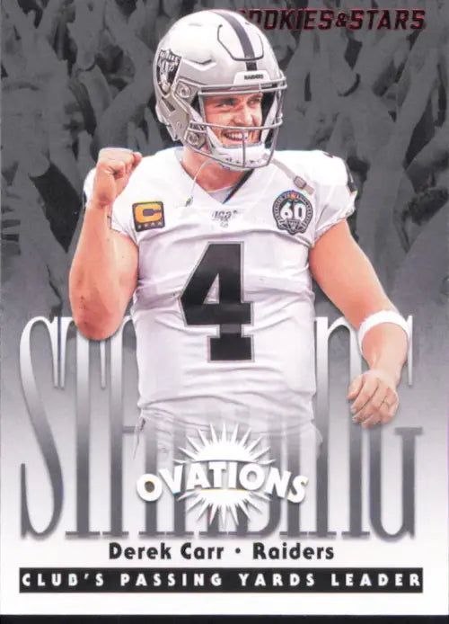 2020 Rookies and Stars Standing Ovation #4 Derek Carr Las Vegas Raiders NM-MT