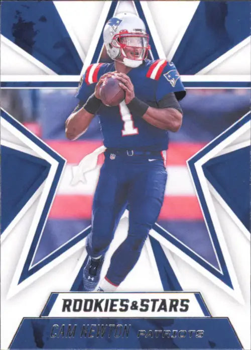 2020 Rookies and Stars 7 Cam Newton New England Patriots NFL Football Card NM-MT