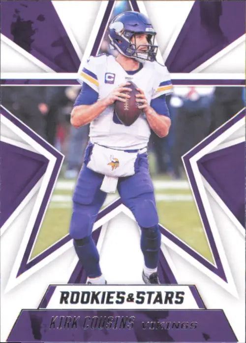 2020 Rookies and Stars #68 Kirk Cousins Minnesota Vikings NFL Football NM-MT