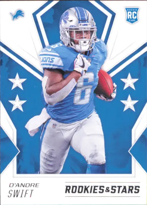 2020 Rookies and Stars #111 D’Andre Swift Rookie Detroit Lions NFL NM-MT