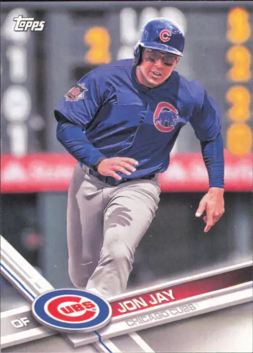 2017 Cubs Topps #CHC14 Jon Jay Chicago MLB Baseball Card NM-MT