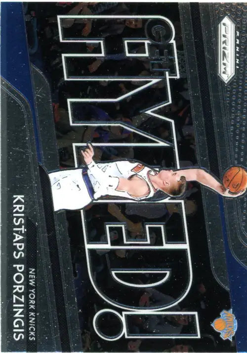 2018-19 Panini Prizm Get Hyped! #3 Kristaps Porzingis New York Knicks NBA NM-MT