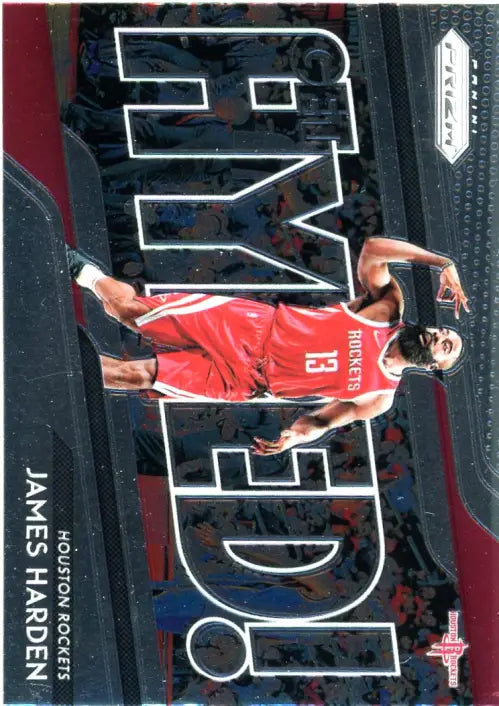 2018-19 Panini Prizm Get Hyped! #7 James Harden Houston Rockets Basketball NM-MT