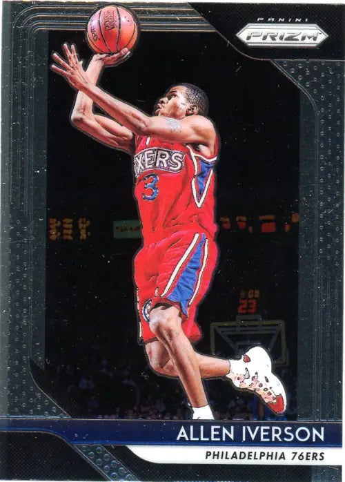 2018-19 Panini Prizm #45 Allen Iverson Philadelphia 76ers NBA Basketball NM-MT