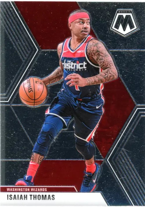 2019-20 Panini Mosaic #152 Isaiah Thomas Washington Wizards NBA Basketball NM-MT