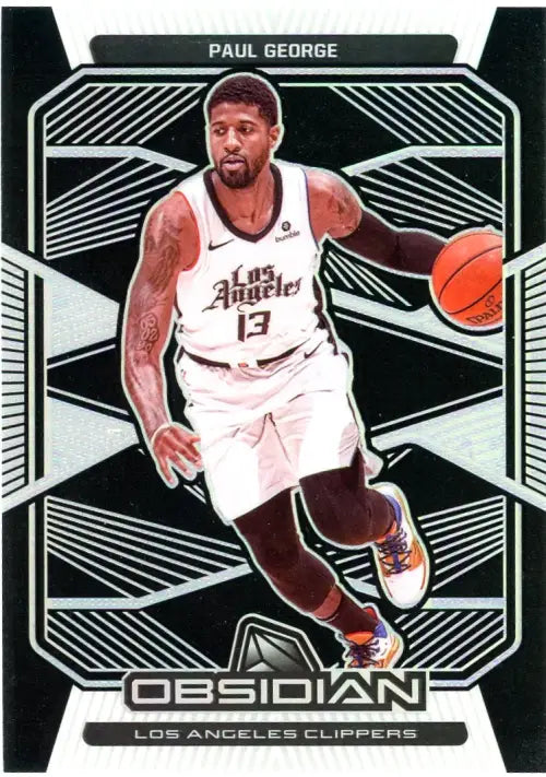 2019-20 Panini Obsidian #25 Paul George Los Angeles Clippers Basketball NM-MT