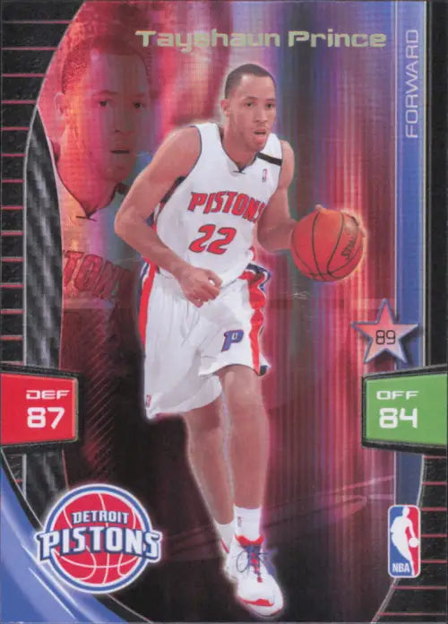 2009-10 Adrenalyn XL Special #46 Tayshaun Prince Detroit Pistons NBA Card NM-MT