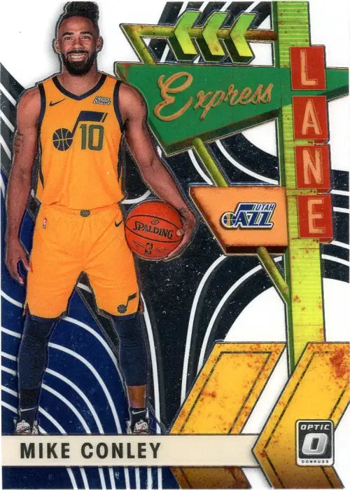 2019-20 Donruss Optic Express Lane #6 Mike Conley Utah Jazz NBA Basketball NM-MT