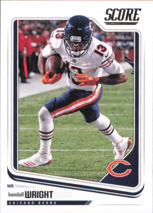 2018 Score #58 Kendall Wright Chicago Bears NFL Football Card NM-MT