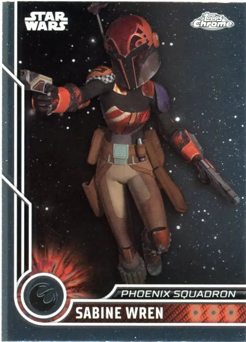 2023 Topps Chrome Star Wars #34 Sabine Wren NM-MT