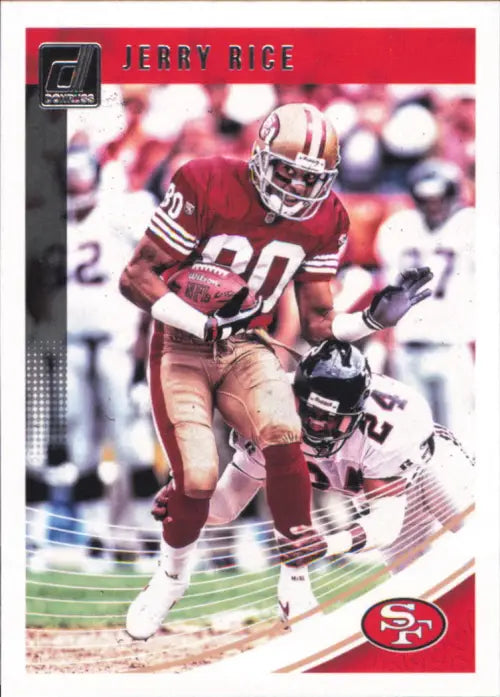 2018 Donruss #229 Jerry Rice San Francisco 49ers NFL Football Card NM-MT