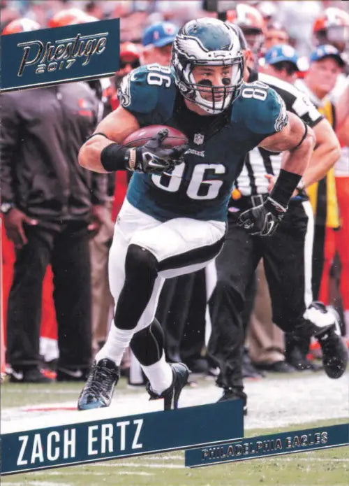 2017 Prestige #115 Zach Ertz Philadelphia Eagles NFL Football Card NM-MT