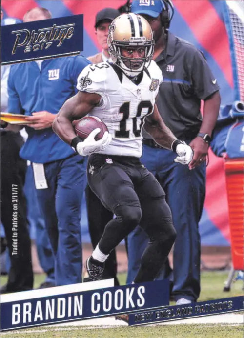 2017 Prestige #23 Brandin Cooks New England Patriots NFL Football Card NM-MT