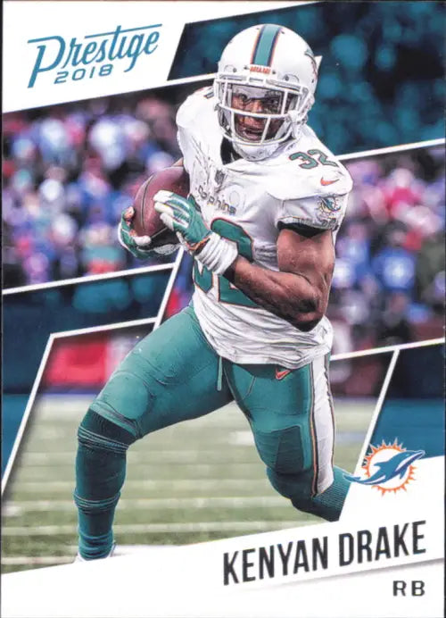 2018 Prestige #45 Kenyan Drake Miami Dolphins NFL Football Card NM-MT