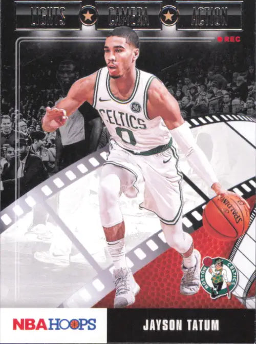 2019-20 Hoops Lights Camera Action #24 Jayson Tatum Boston Celtics NBA NM-MT