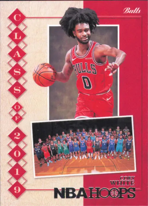 2019-20 Hoops Class of 2019 #13 Coby White Chicago Bulls NBA Basketball NM-MT