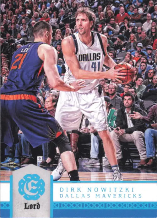 2016-17 Panini Excalibur Lord #37 Dirk Nowitzki Dallas Mavericks NBA Card NM-MT