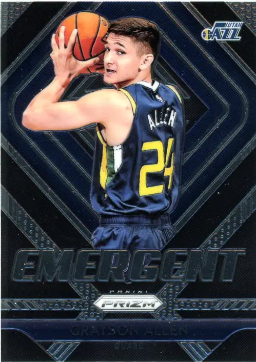 2018-19 Panini Prizm Emergent #21 Grayson Allen Utah Jazz NBA Basketball NM-MT